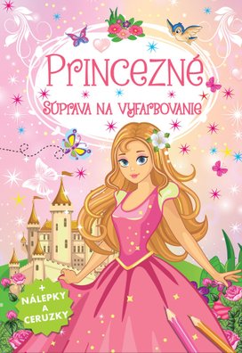 Princezné súprava na vyfarbovanie