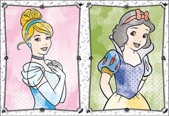 Maluj vodou Disney Princezny