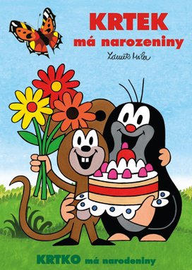 Krtek má narozeniny - omalovánka