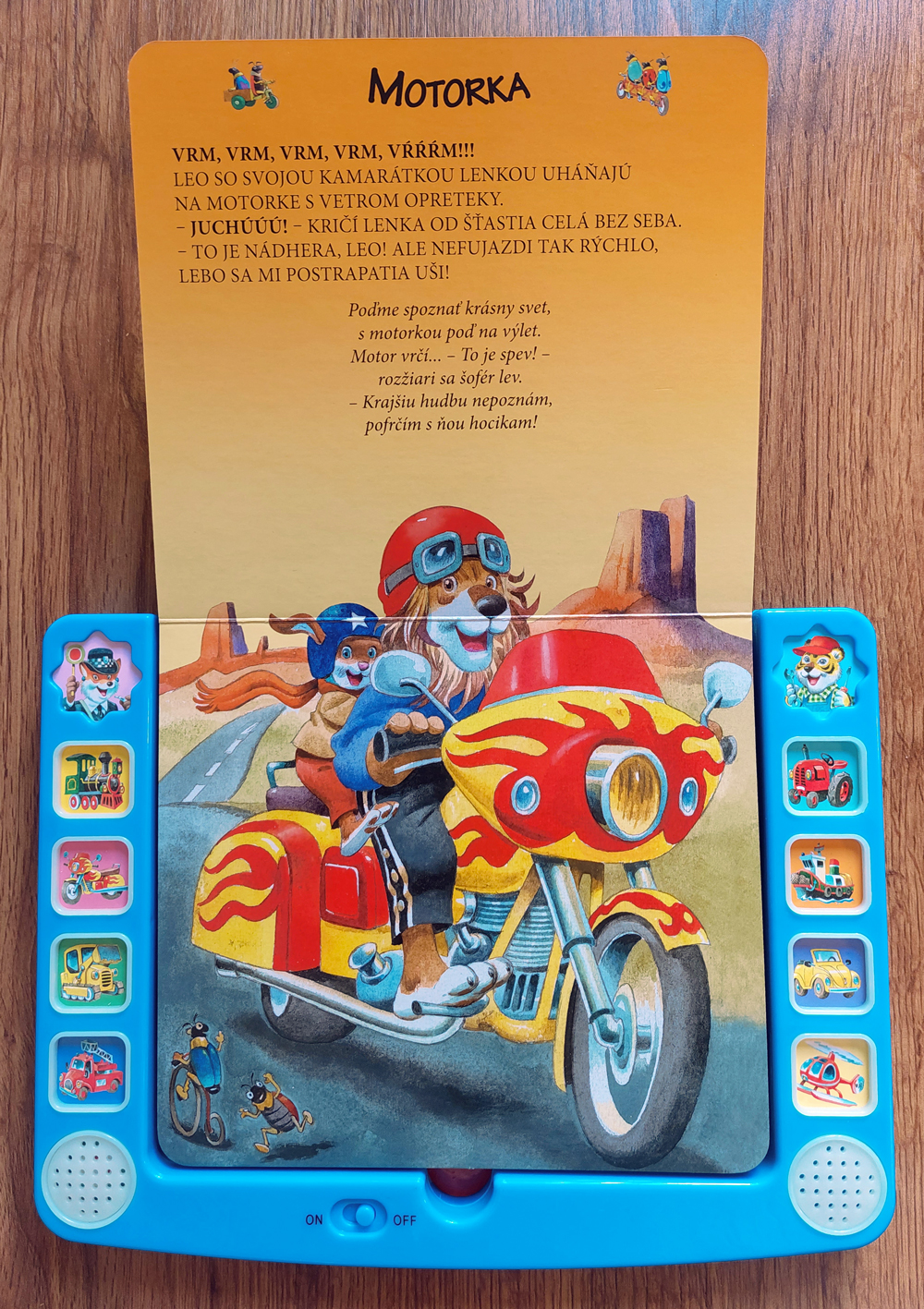 Brm brm – detský tablet