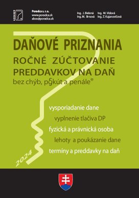 Daňové priznanie + vyplnené vzory a tlačivá