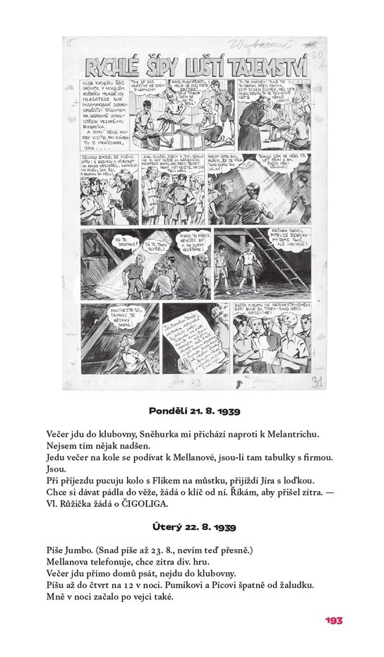 Začínám psát Rychlé šípy