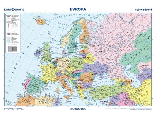 Evropa reliéf a povrch
