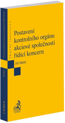 Postavení kontrolního orgánu akciové společnosti řídicí koncern