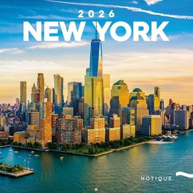 Poznámkový kalendář New York 2026 - nástěnný kalendář