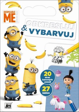 Obkresluj a vybarvuj Mimoni