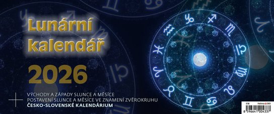 Lunární kalendář 2026 - stolní kalendář