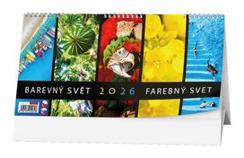 Barevný svět 2026 - stolní kalendář