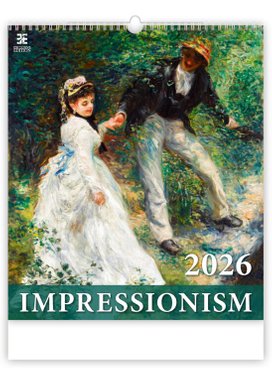 Impressionism 2026 - nástěnný kalendář