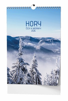 Hory Čech a Moravy 2026 - nástěnný kalendář