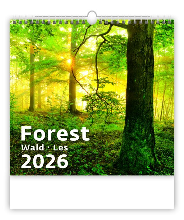 Les 2026 - nástěnný kalendář
