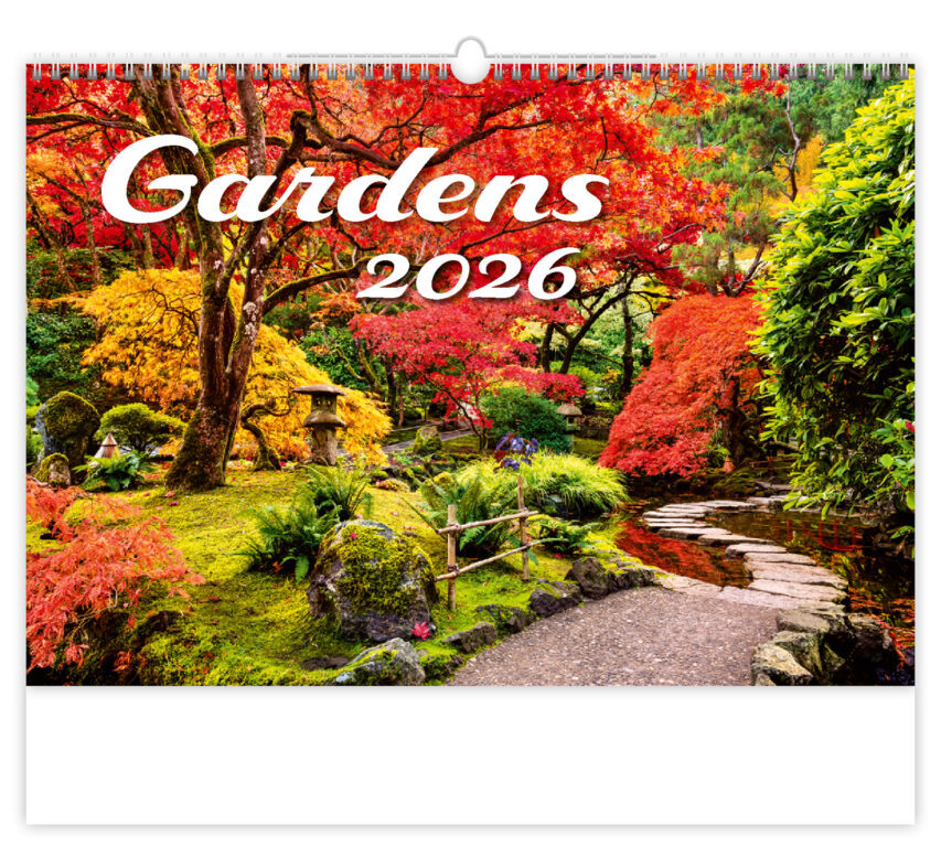 Gardens 2026 - nástěnný kalendář