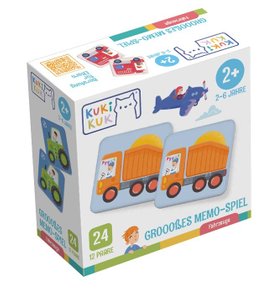Grooosses Memo-Spiel Fahrzeuge