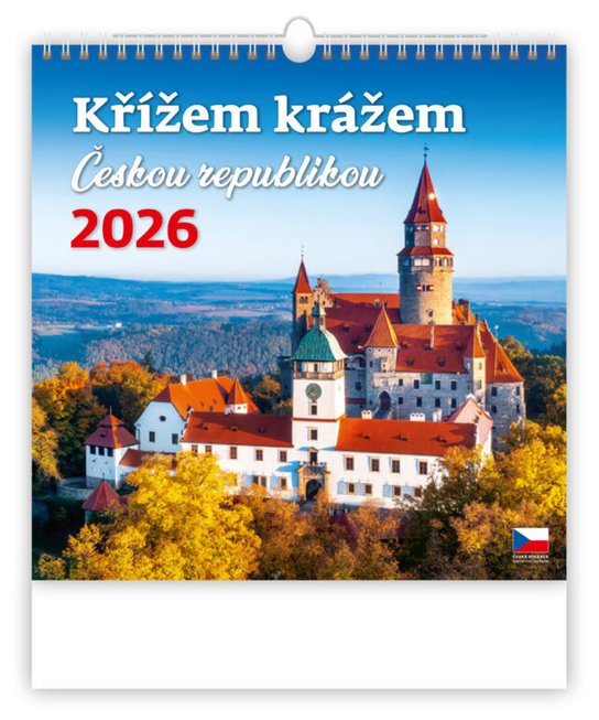 Křížem krážem Českou republikou 2026 - nástěnný kalendář