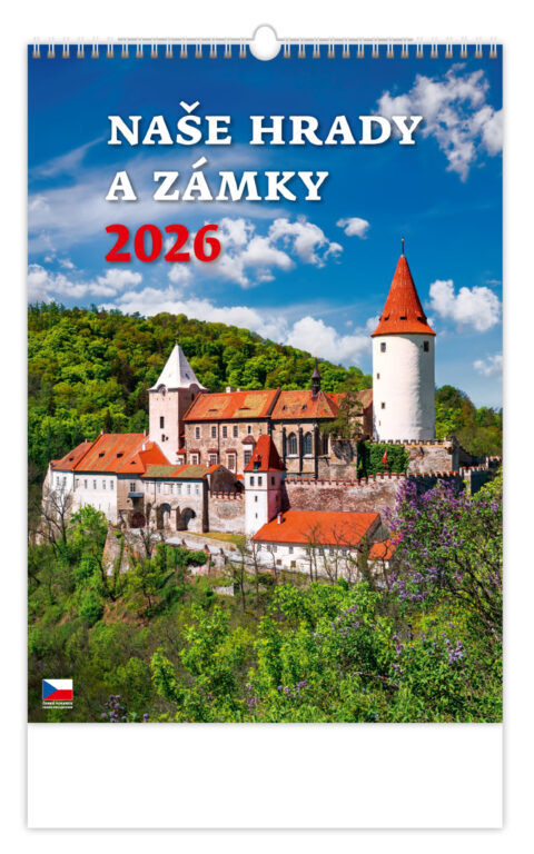 Naše hrady a zámky 2026 - nástěnný kalendář