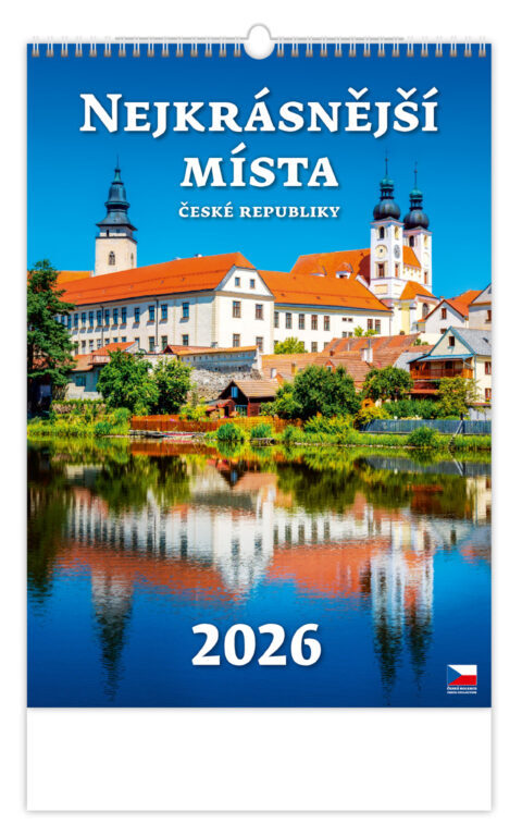 Nejkrásnější místa České republiky 2026 - nástěnný kalendář