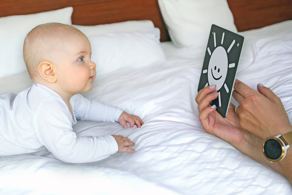 Grooosses Kontrast-Karten Für Babys