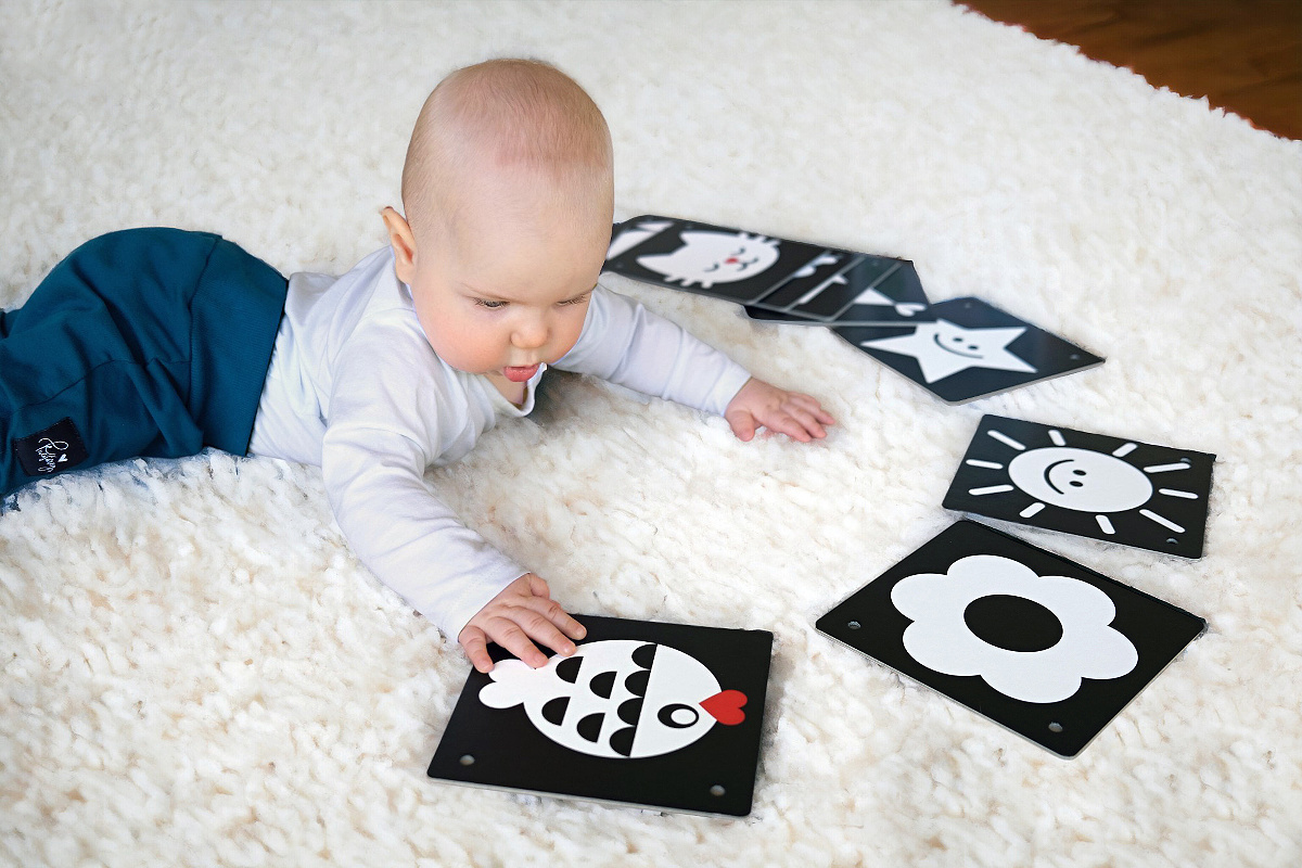 Grooosses Kontrast-Karten Für Babys