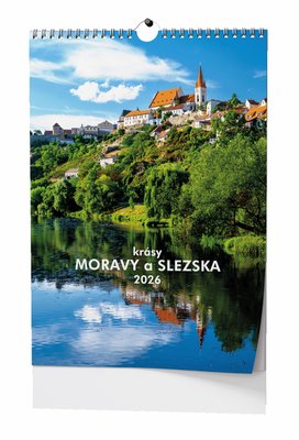 Krásy Moravy a Slezska 2026 - nástěnný kalendář