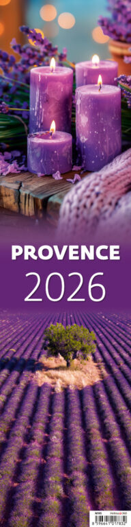 Provence vázanka 2026 - nástěnný kalendář