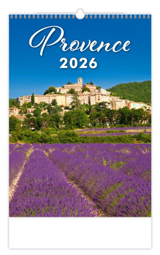 Provence 2026 - nástěnný kalendář