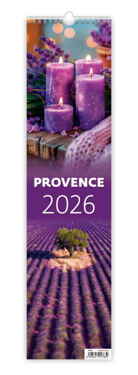 Provence vázanka 2026 - nástěnný kalendář