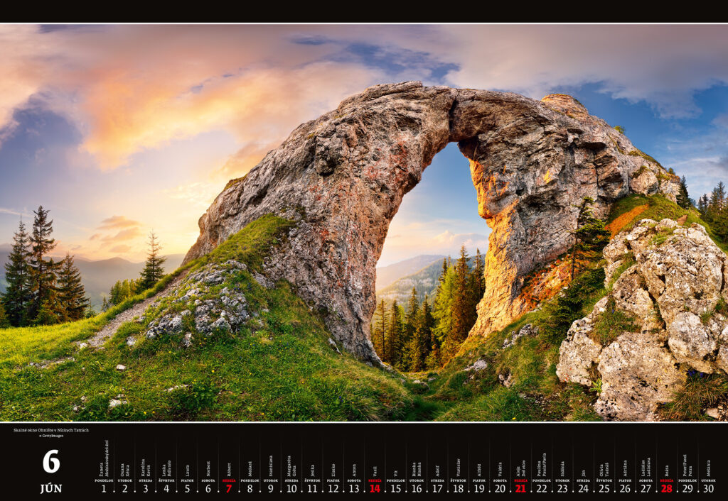 Slovakia Panorama 2026 - nástěnný kalendář
