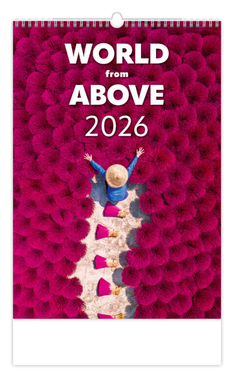 World from Above 2026 - nástěnný kalendář