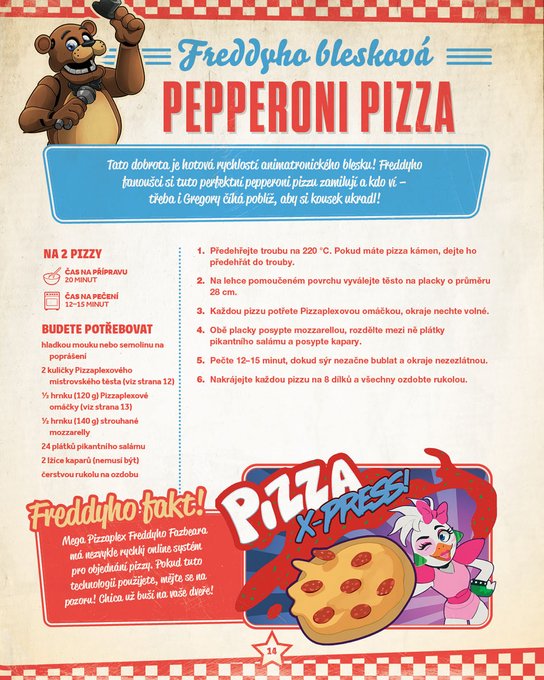 Five Nights at Freddy's: Oficiální kuchařská kniha