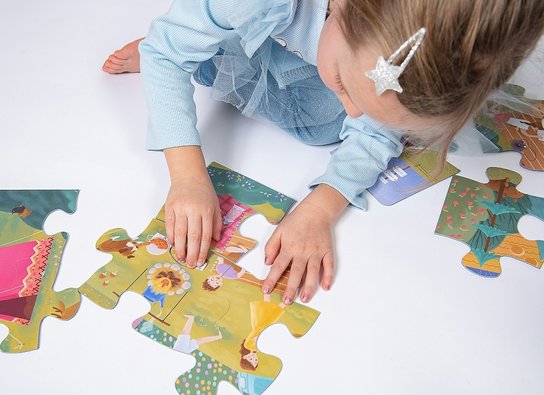 Grooosses Puzzle Ausflug ins Grüne