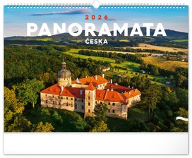 Panoramata Česka 2026 - nástěnný kalendář