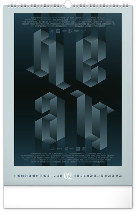 Alternative Movie Posters 2026 - nástěnný kalendář