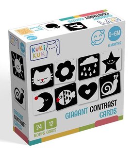 Giaaant Contrast Cards For babies