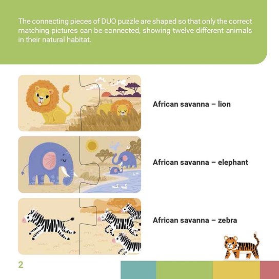 Giaaant Puzzle Duo Where animals live