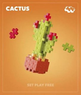 Plus-Plus Kytky Kaktus