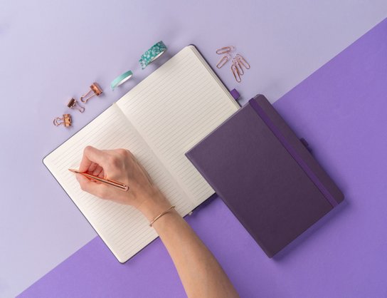 Notique Notes Aprint Neo Fialový linkovaný