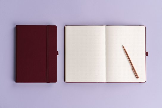 Notique Notes Balacron bordó tečkovaný