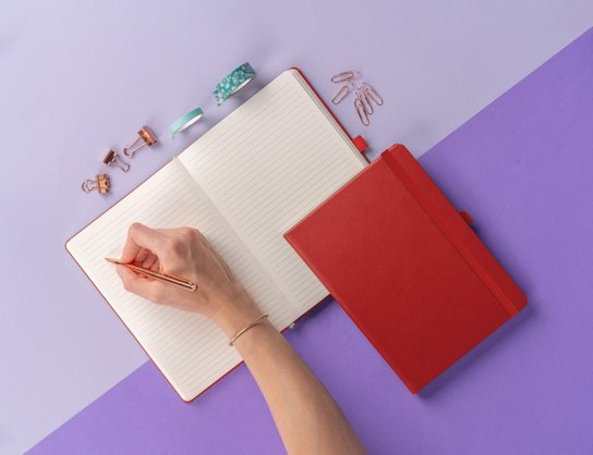 Notique Notes Aprint červený linkovaný