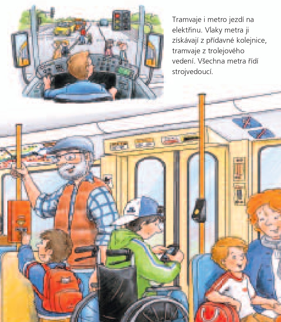 Cestování autobusem a vlakem
