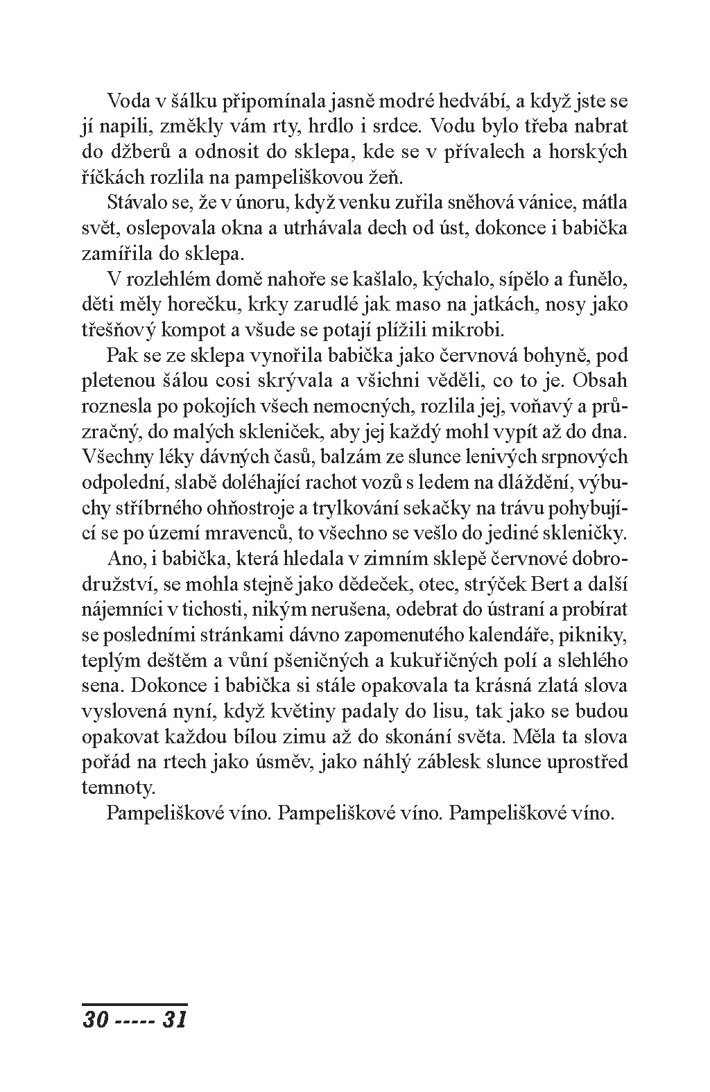 Pampeliškové víno