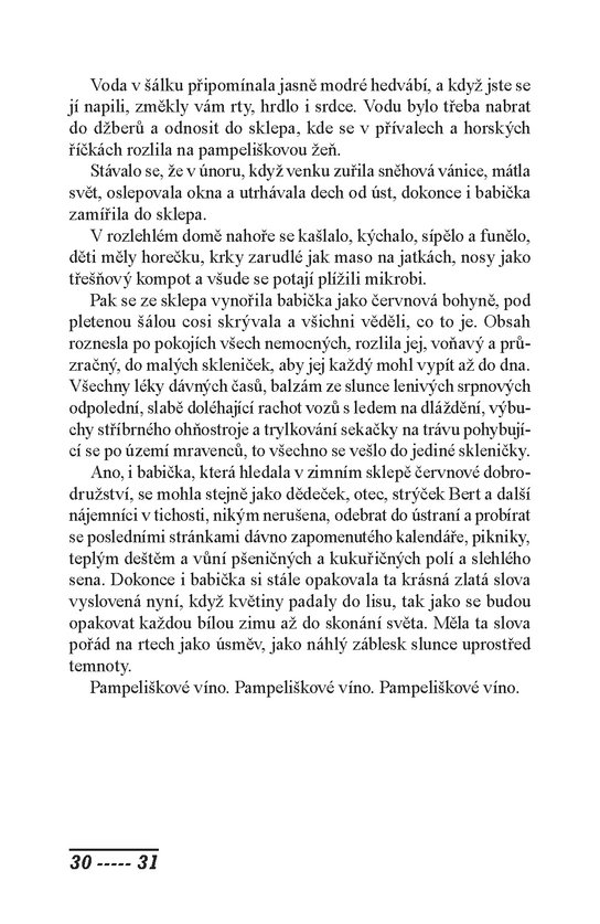 Pampeliškové víno
