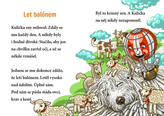 Pejsek Kulička a veselé sny – Začínám číst