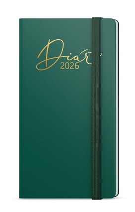 Týdenní diář 2026 Jakub Luxi kapesní zelená