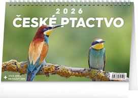 České ptactvo 2026 - stolní kalendář