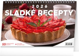 Sladké recepty 2026 - stolní kalendář