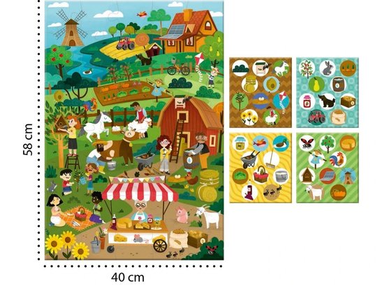 Postřehové puzzle Ekologická farma