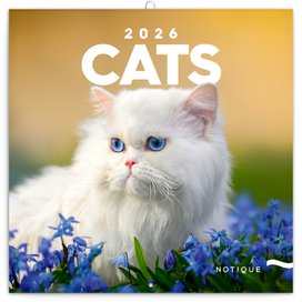 Kočky 2026 - nástěnný kalendář