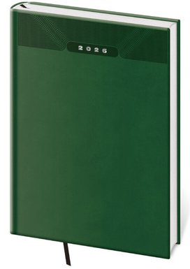 Týdenní diář 2026 B5 Print Classic zelený