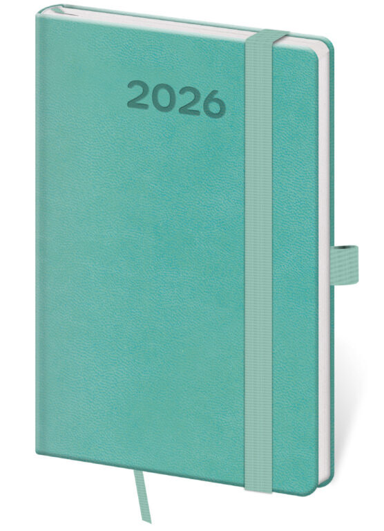 Kapesní diář 2026 Print Pop světle zelený