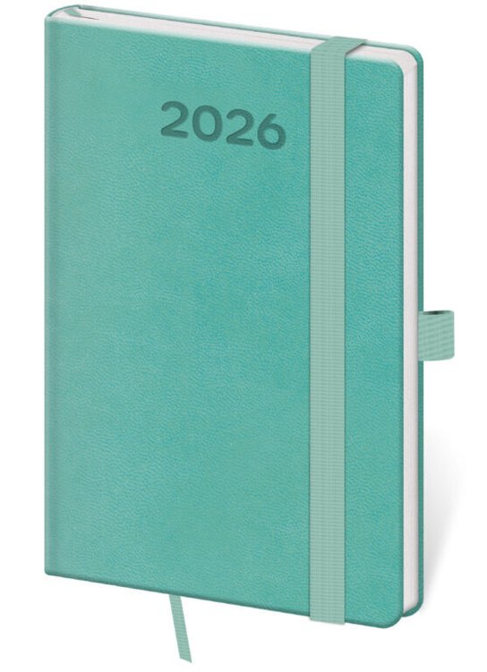 Kapesní diář 2026 Print Pop světle zelený